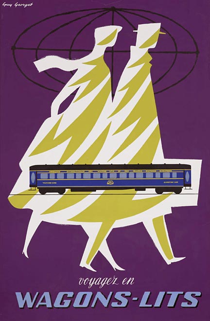 Affiche door Guy Georget, 1950 | Collectie Arjan den Boer