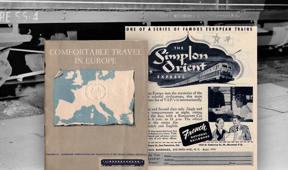 Advertentie The Simplon Orient Express, ca. 1950 | Collectie Arjan den Boer