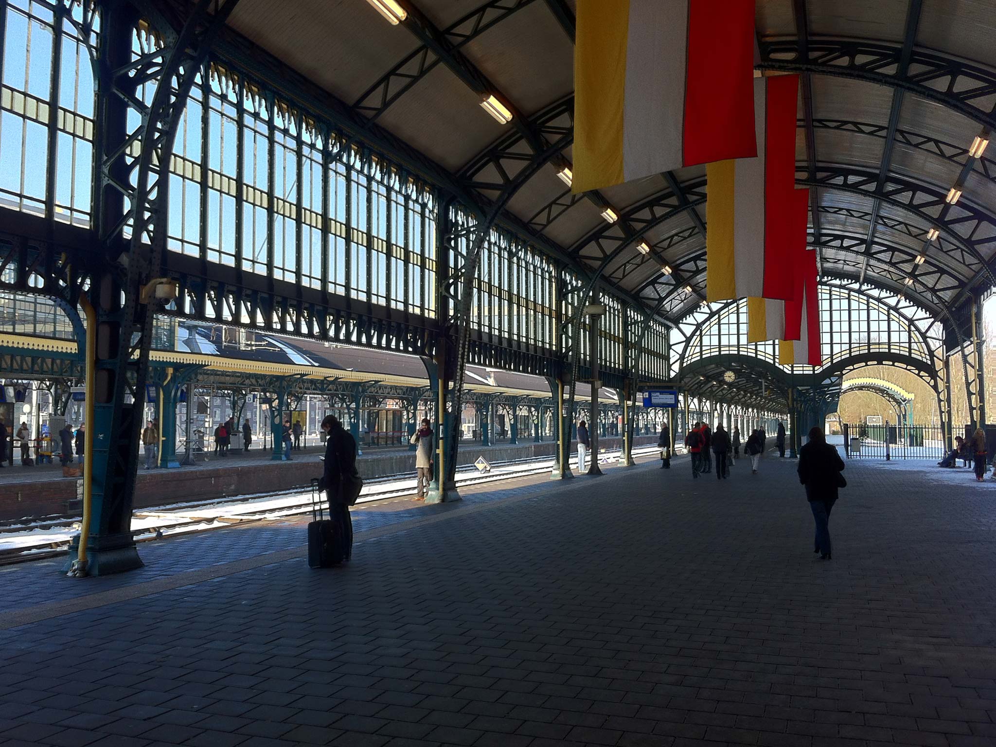 Eerste perron station Den Bosch, 2013 | Foto: Arjan den Boer