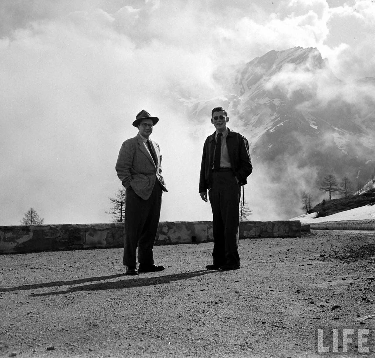 Birns en Rowan op de Simplonpas | Fotograaf onbekend, 1950