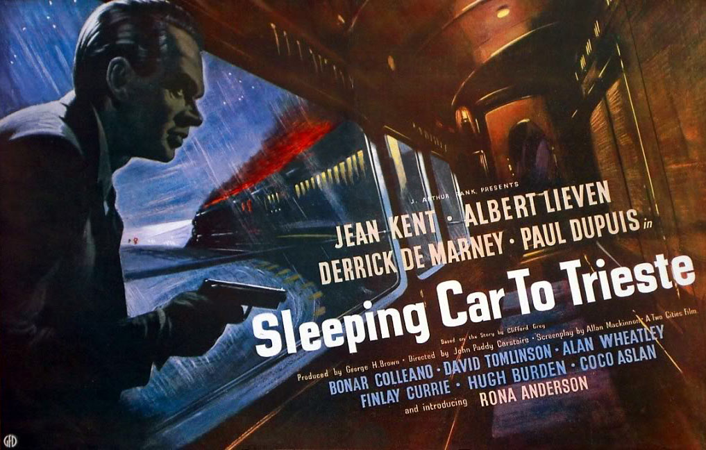 Filmposter Sleeping Car to Trieste | John Paddy Carstairs, 1948