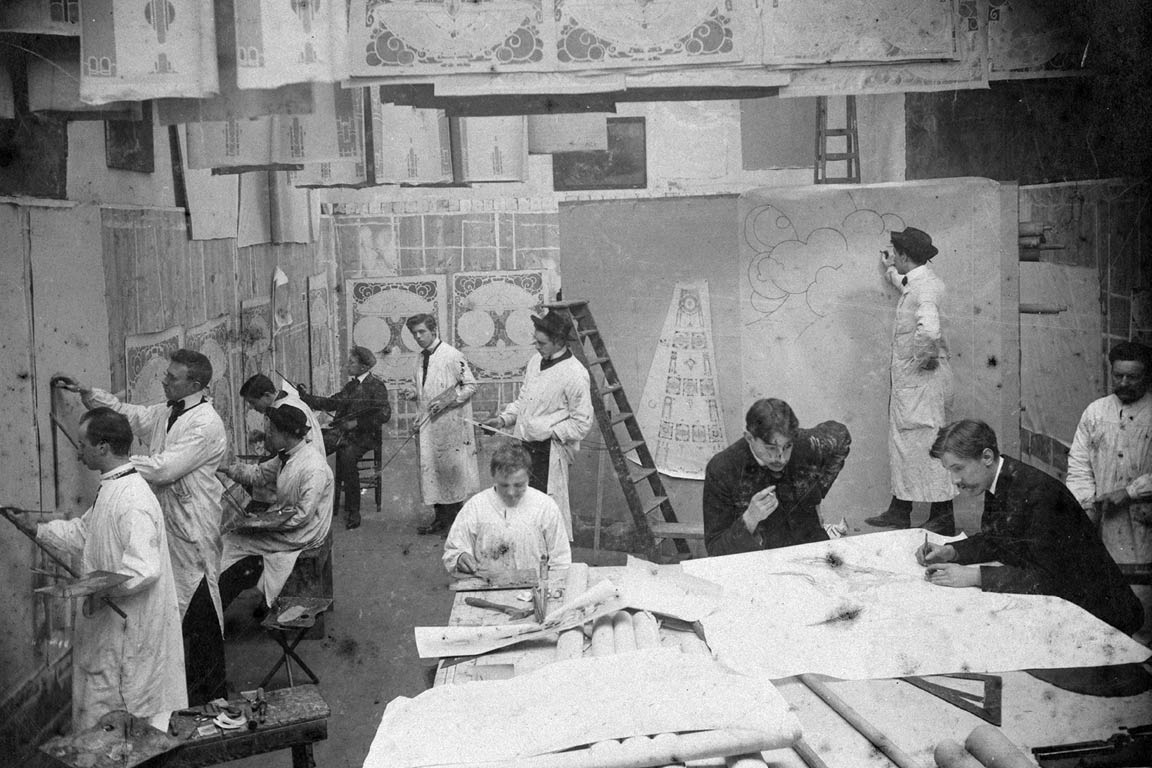 Decoratie-atelier Gidding & Zonen, 1908 | Particuliere collectie