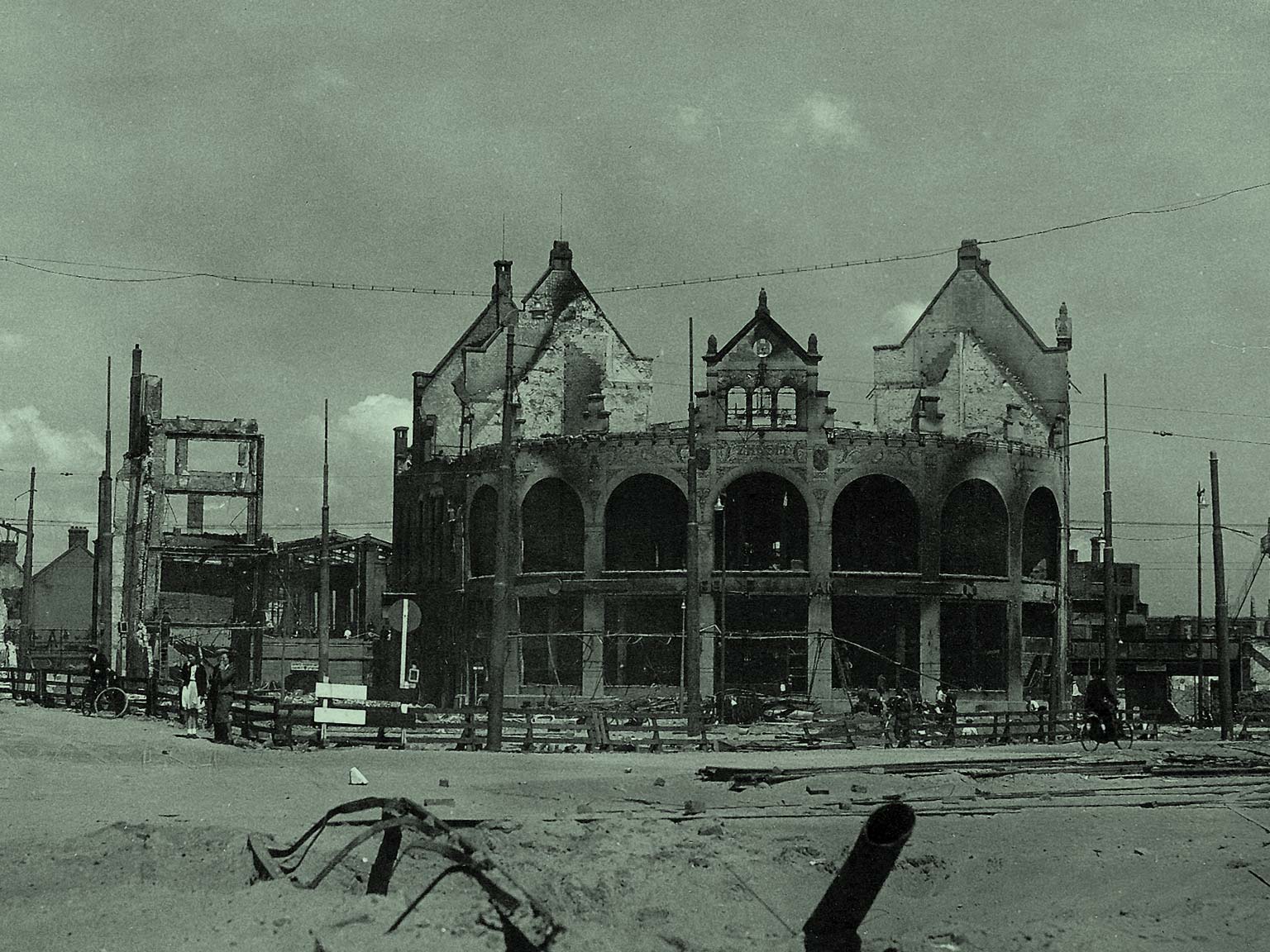 Station Hofplein, mei 1940 | Fotograaf onbekend