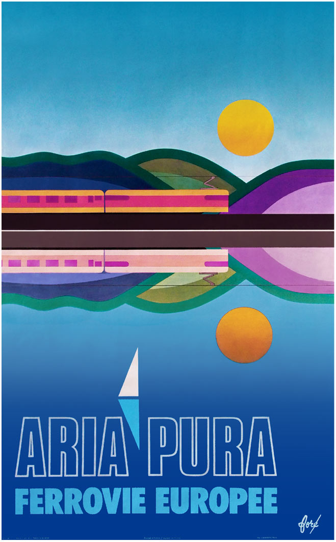 Affiche Aria Pura, Foré, 1974 | Collectie Arjan den Boer
