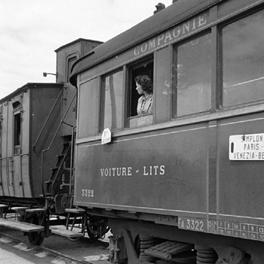 Simplon Orient-Express in Pythion | Foto: Jack Birns, 1950