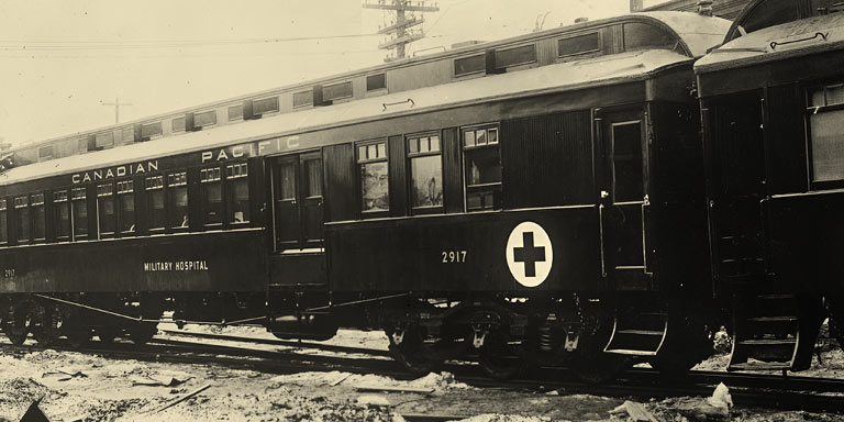 Hospitaaltrein Canadian Pacific Railway, ca. 1915 | Foto: Bain News Service/Library of Congress