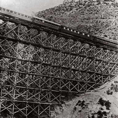 Spoorbrug bij Hacikiri, ca. 1925 | Fotograaf onbekend (Bundesarchiv Koblenz)