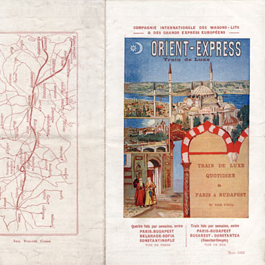 Folder Orient-Express, 1912 | Anoniem (collectie Arjan den Boer)