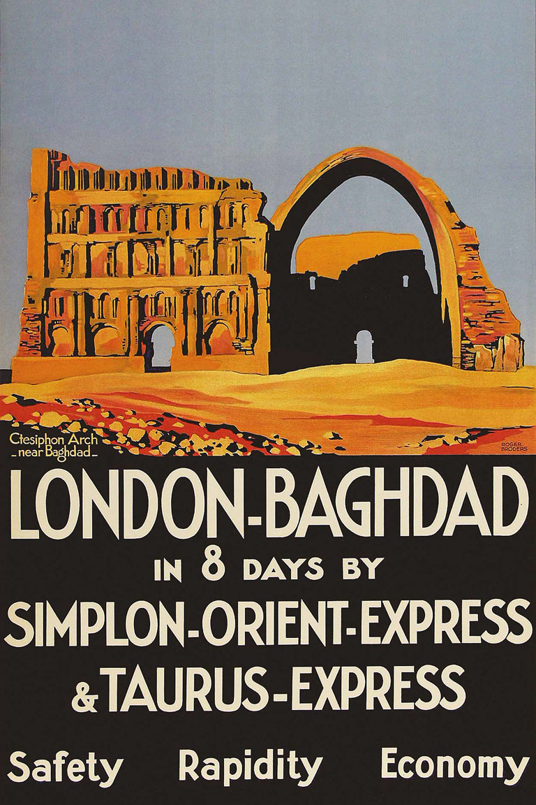 Affiche London-Baghdad by Taurus-Express, 1931 | Roger Broders (Museum Folkwang)