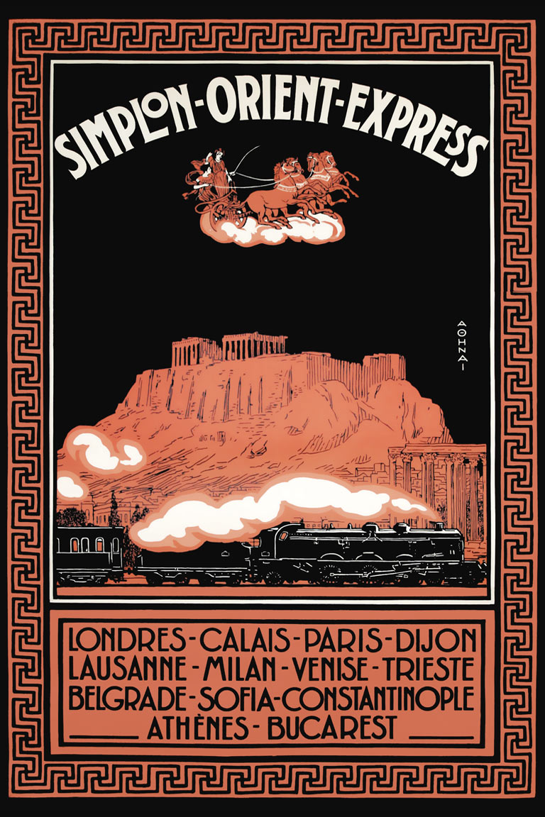 Simplon Orient Express poster, 1926 | Joseph de La Nézière (Galerie Andres Lacroix)