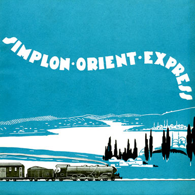 Brochure Simplon-Orient-Express, 1929 | Jean Kerhor (collectie Arjan den Boer)