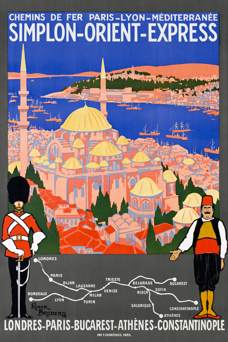 Affiche Simplon-Orient-Express, 1921 | Roger Broders (Galerie 123)