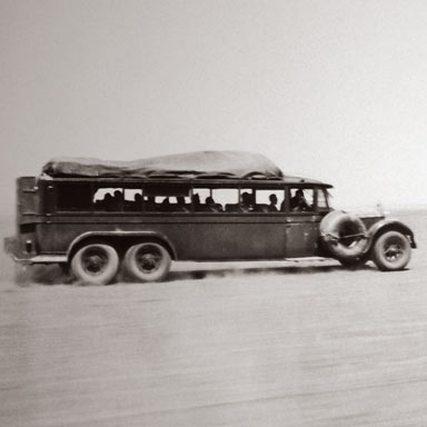 Rolls Royce-autobus in Libanon, ca. 1935 | Fotograaf onbekend (archief SNCF)