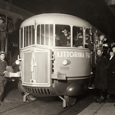 Inauguratie Littorina Riviera-Sestrières, Turijn 1935 | Fotograaf onbekend (collectie M. Mingari)