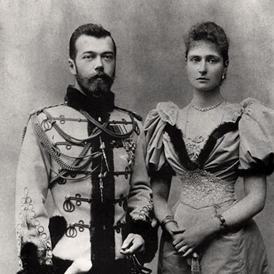 Nicolaas II en Alexandra Fjodorovna, 1896 | Foto: Eduard Uhlenhuth (Stapleton Historical Collection)