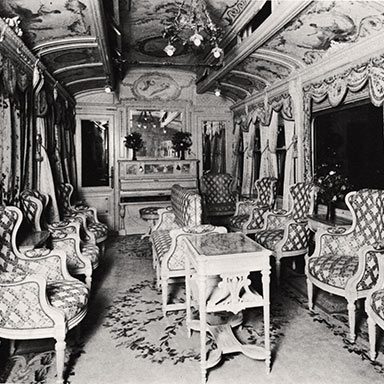 Salonrijtuig no. 724, 1900 | Foto: Wagons-Lits (Des Cars/Caracalla)
