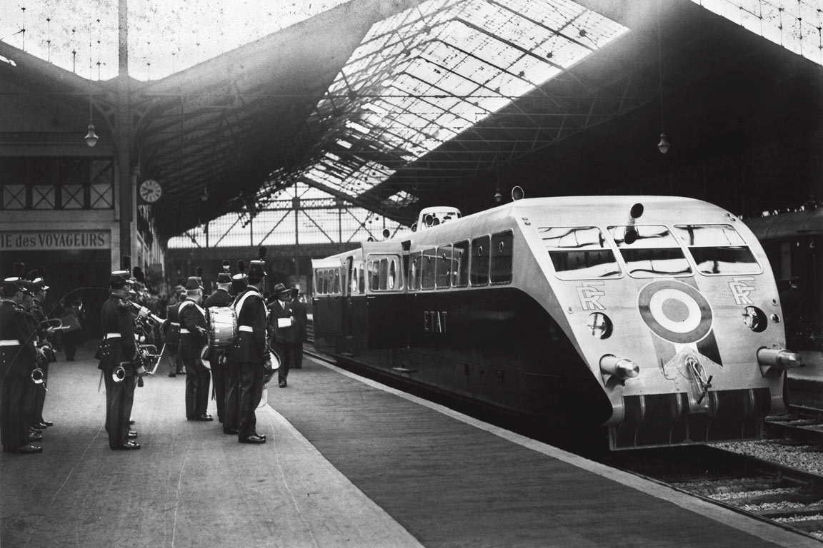 Vertrek presidentiële trein van Paris Saint-Lazare naar Cherbourg, 1933 | Archief La Vie Du Rail / Photorail