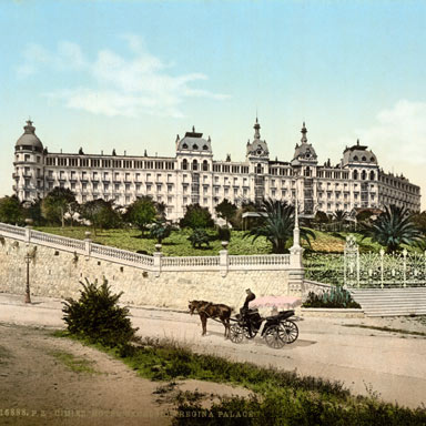 Fotochroom Riviera Palace Hotel, Nice-Cimiez, ca. 1900 | Detroit Publishing Co. (Library of Congress)