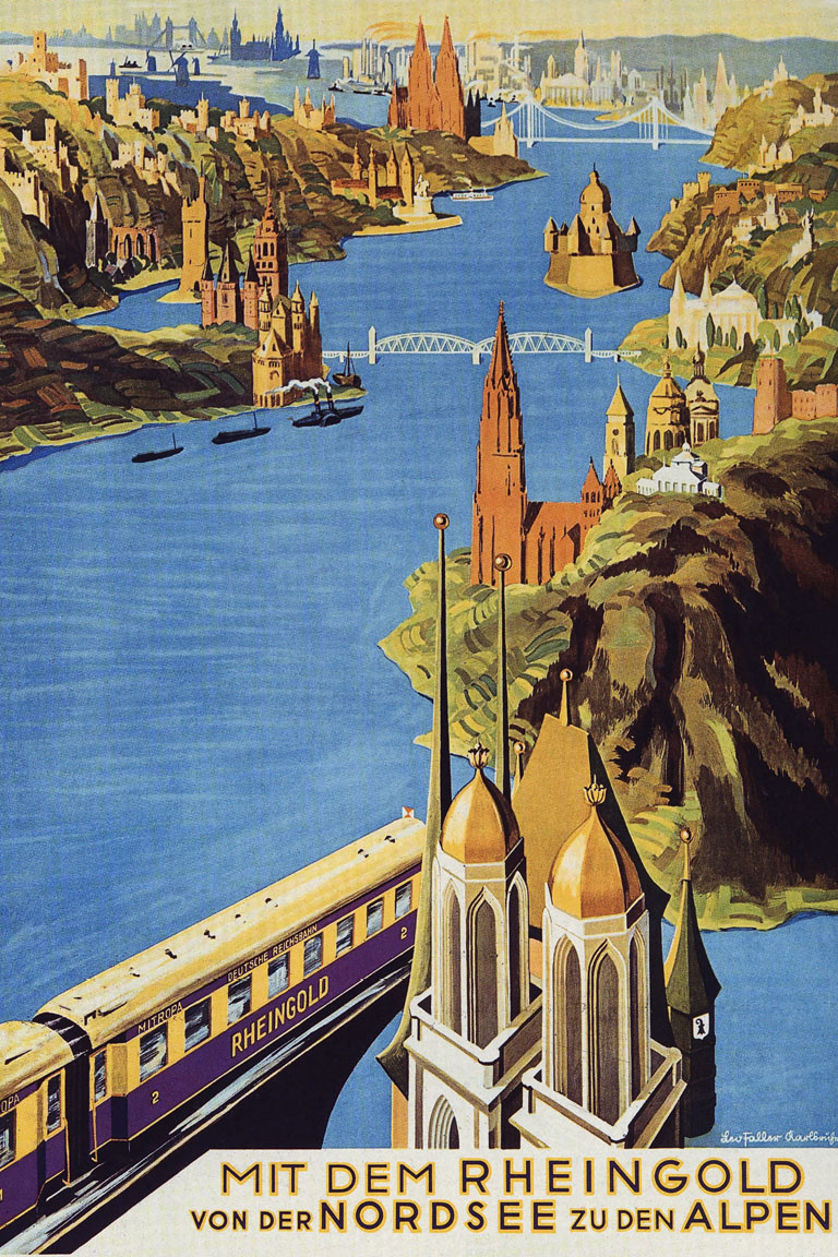 Brochure Mit dem Rheingold, 1934 | privécollectie Arthur-A/Flickr