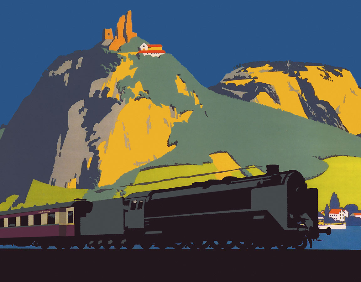 Affiche New Rheingold Express (LNER), 1928 | Frank Newbould (privécollectie)
