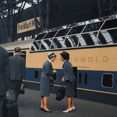 Rheingold-panoramarijtuig, ca. 1962 | Reinhold Palm (Deutsche Bundesbahn)