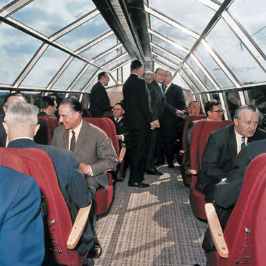 Rheingold-panoramarijtuig, ca. 1962 | Reinhold Palm (Deutsche Bundesbahn)