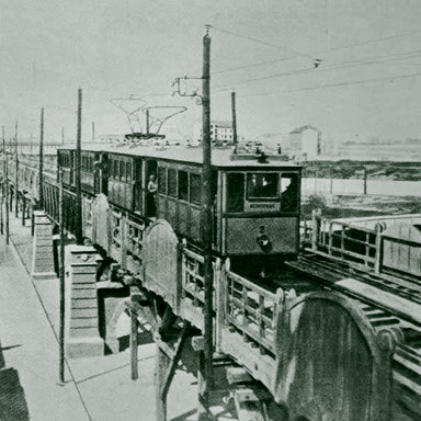 Spoorwegviaduct, Expo Milaan 1906 | Herkomst onbekend