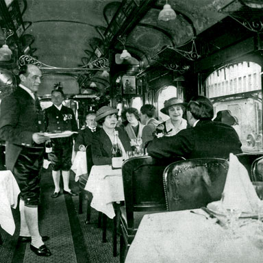 Promotiefoto Voiture-restaurant no. 1651, 1906 | Fotograaf onbekend (La Vie du Rail)