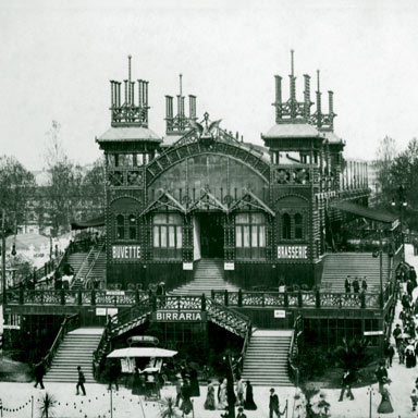 Station Piazza d'Armi, 1906 | Foto Eliografica (collectie Arjan den Boer)