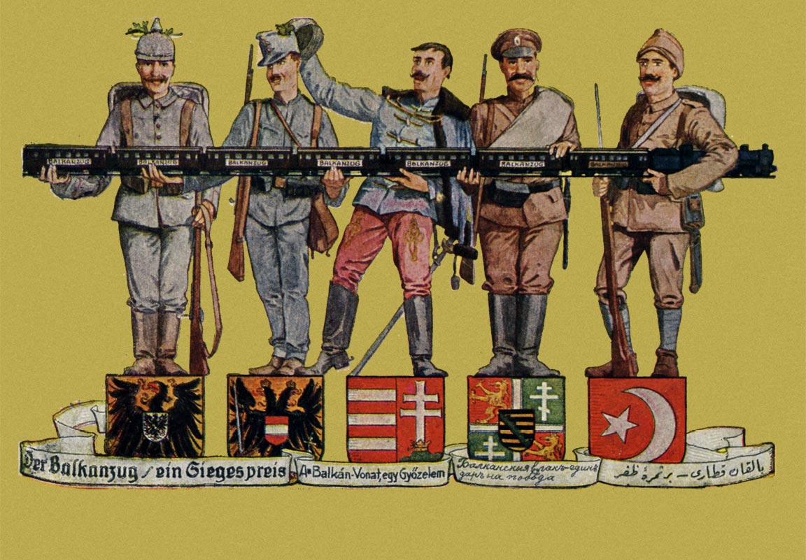 Ansichtkaart Balkanzug - een overwinnaarsprijs, ca. 1916 | (collectie Arjan den Boer)