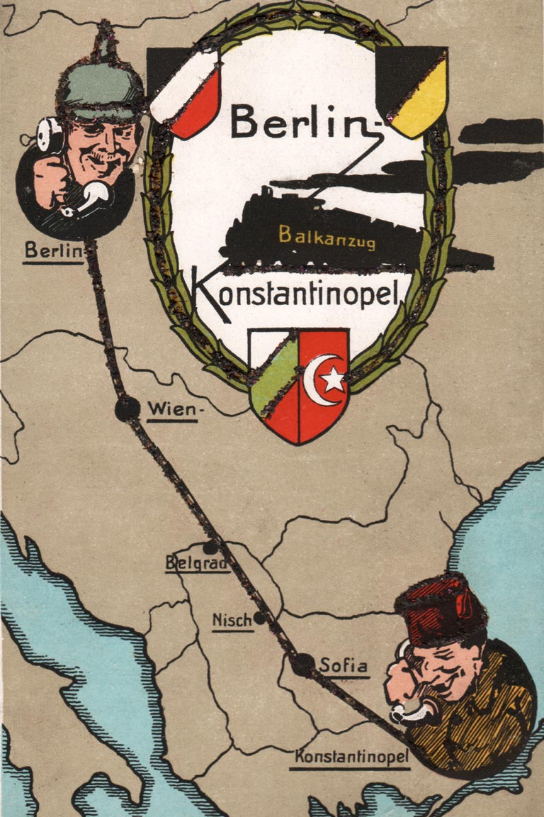 Ansichtkaart Balkanzug, ca. 1916 | (collectie Arjan den Boer)