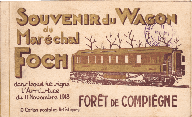 Souvenir rijtuig maarschalk Foch, ca. 1921 | (collectie Arjan den Boer)