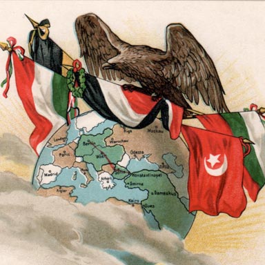 Ansichtkaart Vierlanden-Bondgenootschap, ca. 1916 | (collectie Arjan den Boer)