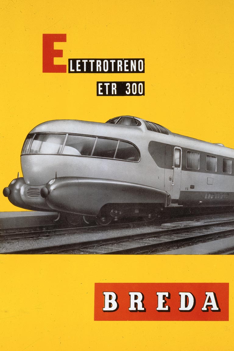 Brochure ETR 300, Breda ca. 1952 | Comune di Milano - Musei e Mostre