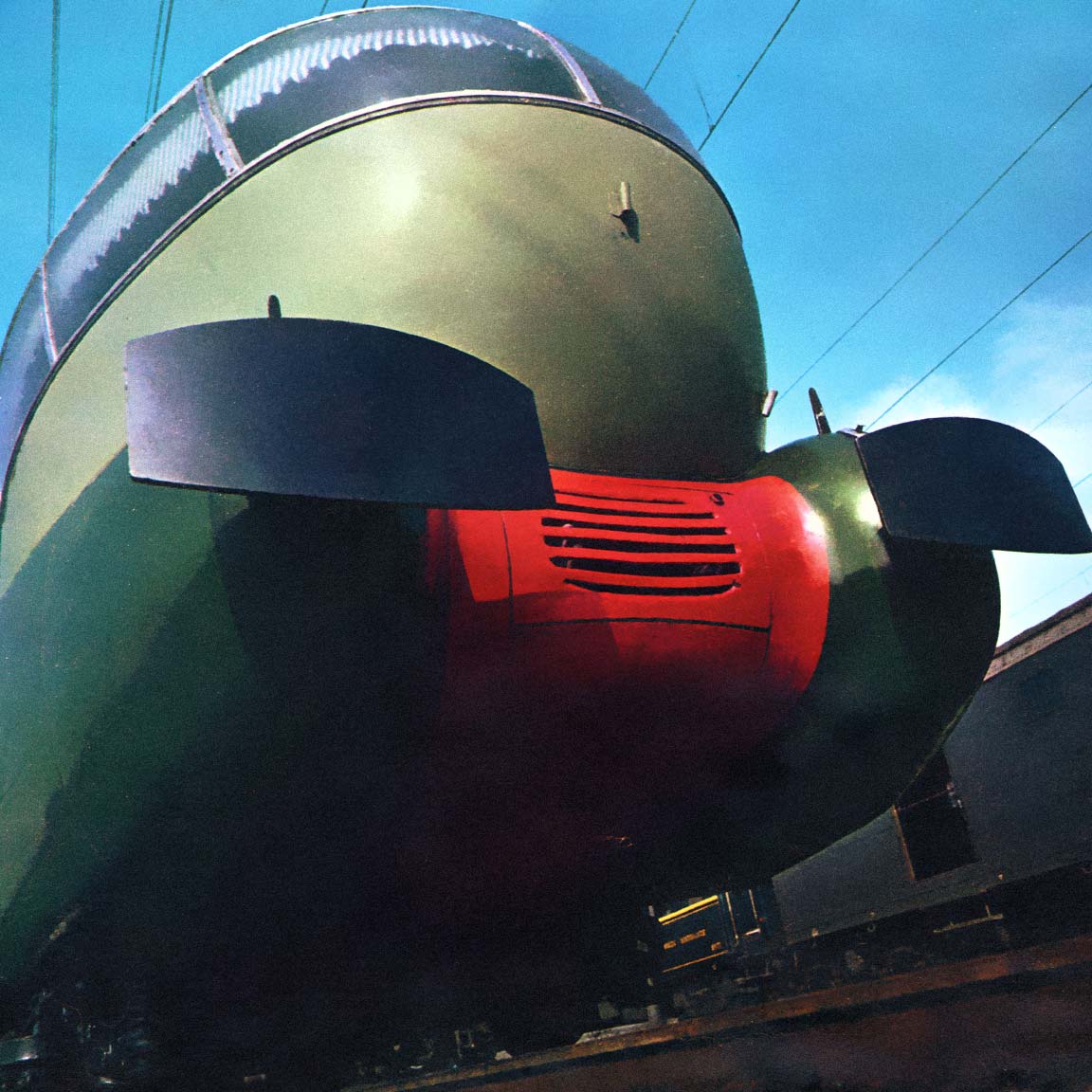 Advertentie De toekomst van treinreizen, FS ca. 1970 | collectie Arjan den Boer