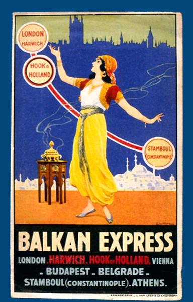 Poster Balkan Express, c. 1925 | E. van Hove (Van Sabben Poster Auctions)