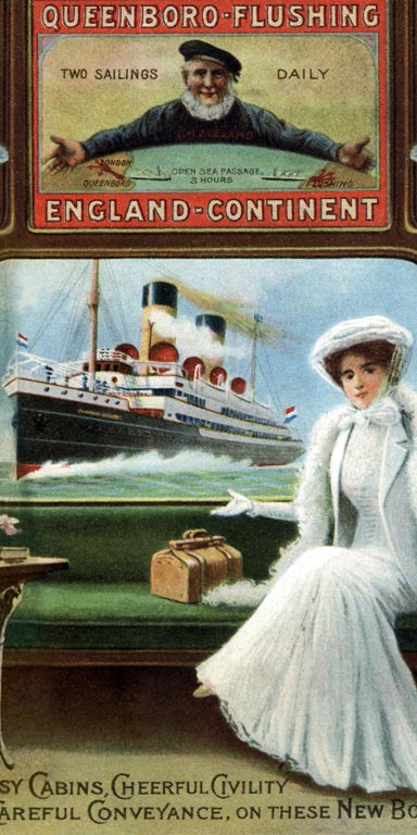 Zeeland Steamship Company advertising, c. 1900 | Spoorwegmuseum, Utrecht