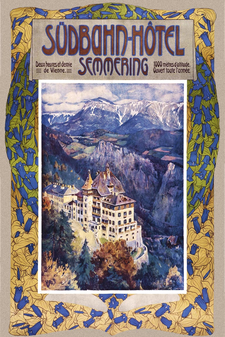 Affiche Südbahn-hotel, 1904 | Gustav Jahn (Österreichische Nationalbibliothek)
